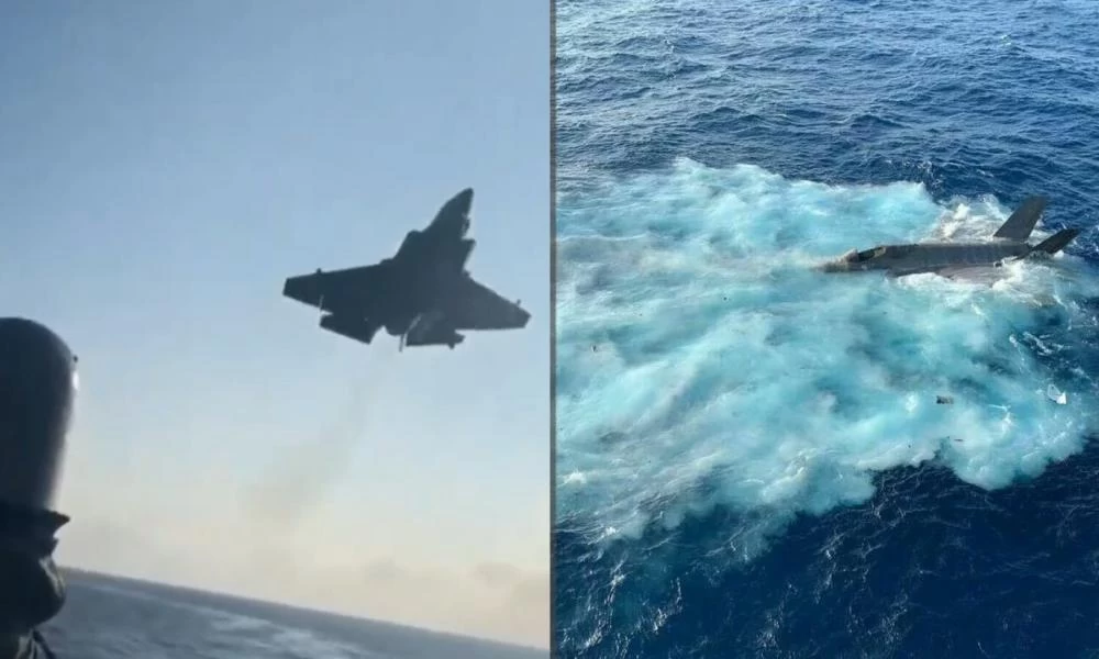 Πέφτουν "καμπάνες" για τα βίντεο του F-35C Lightning II που έπεσε στο κατάστρωμα του USS Carl Vinson (Βίντεο)